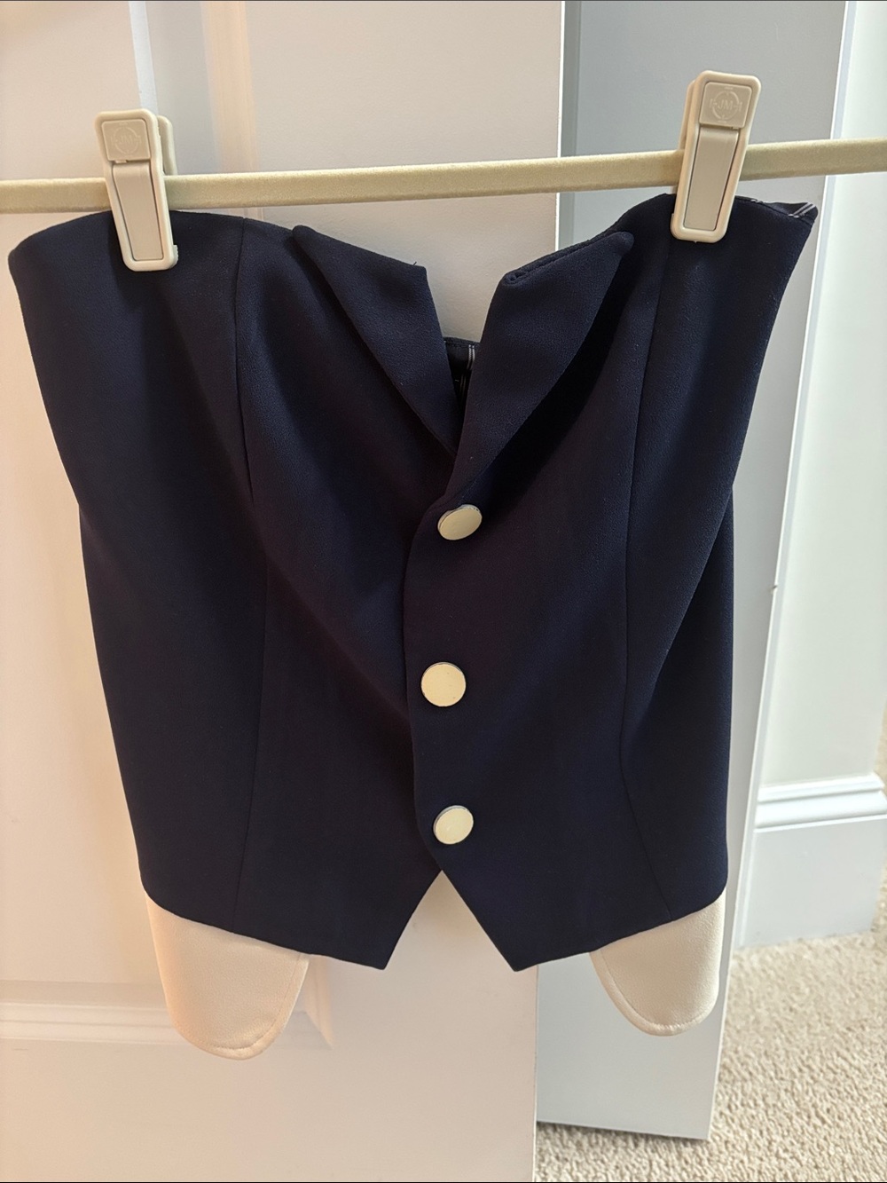 Laveer size small navy bustier